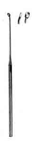Buck Ear Curette, Blunt, Angled, #0