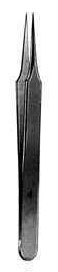 Swiss Jeweler Style Forceps, #7, 4-1/2in Curved, Fine Points