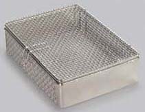 S669901-10SCIM-1/4in Metal Autoclave Basket with Lid