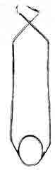 Farr Automatic Wire Retractors, #2, 5-1/2in x 1-1/8in, Single Prong, 4in