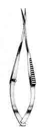 Vannas Capsulotomy Scissors, 3-1/4 in, Curved, Extra Delicate Sharp Points