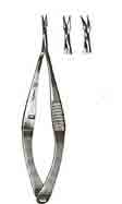 Vannas Capsulotomy Scissors, 3-1/4in, Angled to Side, Extra Delicated Sharp Points