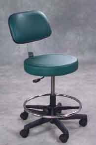 0476UMF-5 Leg Air Spring with Foot Ring and Back Stool