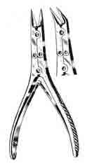 Iris Scissors, Angular w/Probe Point, 4-1/2in