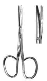 Strabismus Scissors, Ribbon Type, Straight, 4.2in Blades