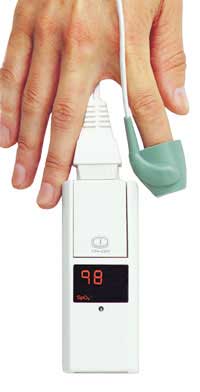 C001-010-XOPMAID-Model 100 Pulse Oximeter w/Cable Adapter & Soft Sensor