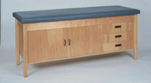 Treatment Table with Cabinets & Drawers