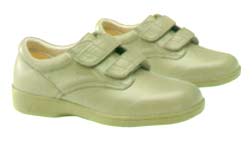 Conform Footwear Women's Diabetic shoe - Taupe Double Velcro