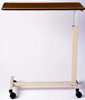 Basic Overbed Table w/ Built In Lip & Color Options