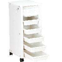 Super Tough 6 Drawer, Roll-up Door Supply Cart