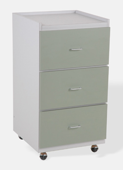 Mobile 3+0 Mobile Supply Cabinet