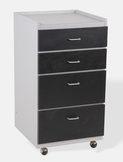 Mobile 4+0 Mobile Supply Cabinet