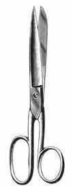 Plaster Shears, Scalloped Blade, 9-1/4 in