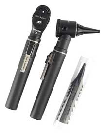 002-0902GUR-Pen-scope� oto-/ophthalmoscope Vacuum 2.7 V, black in pouch