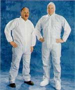 White Polypropylene Coverall