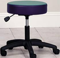 M-5312CLT-5-Leg Pneumatic Stool w/ Multi-Color Top