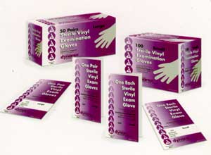 Sterile Vinyl Exam Gloves Small