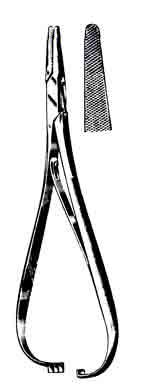 Mathieu Needle Holder, 7-1/2 in, Spring Handles