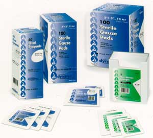 Single Sterile Gauze Pads