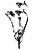 553-147FSI-Guyton-Park Eye Speculum 3.5in Solid Blades, 14mm Wide with Suture Posts