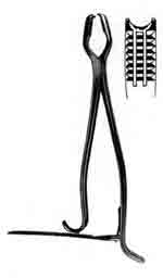 563-207FSI-Kern Bone Holding Forceps, with Ratchet, 9-1/2