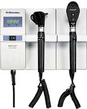 3003003-1563GUR-Otoscope & Ophthalmoscope Wall Diagnostic Station