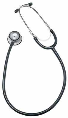 10-1004GUR-Stethoscope duplex�, black, aluminum