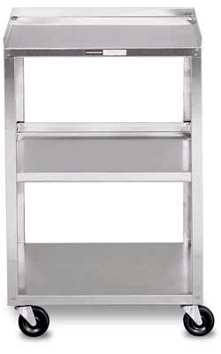 Stainless Steel Cart 3 Shelf Cart