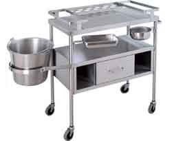 Dressing Cart with Jars (bottles not included)