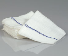 Gauze Sponges, X-ray Detectable, Sterile, 10 per Tray