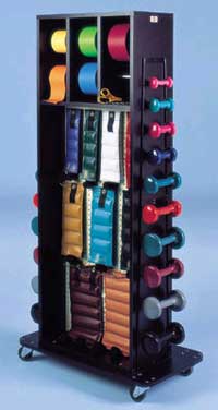 Accessorized Weight And Storage Rack