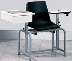 Basic Blood Phlebotomy Chair w/ Drawer
