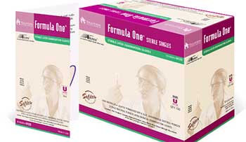 Sterile Formula One Latex Exam Gloves