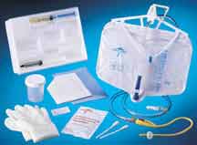 Pre-Connected Foley Trays with Silicone-Elastomer-Coated Latex Catheter, Sterile