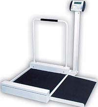 5946DET-Digital Stationary Wheelchair Scale w/ Ramp