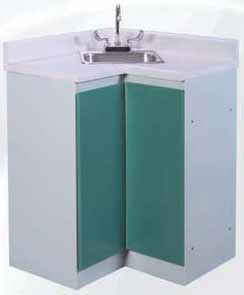 Corner Base Cabinet with Sink