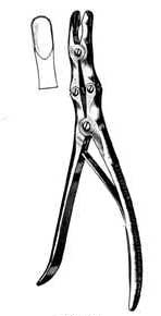 Leksell Rongeurs, 9-1/2in, Standard Curve, 3mm Bite