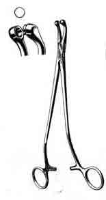 Thoms-Gaylor Uterine Biopsy Forceps, 9-1/2in, Angled Shank, Curved Jaws, 5mm Bite, Inter-fitted Cups