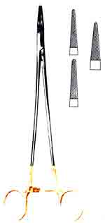 DeBakey Type Needle Holders, 10-1/4 in