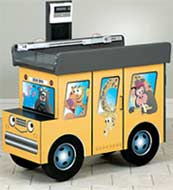 Zoo Bus Themed Pediatric Scale Table