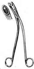 308-429FSI-Gellhorn Uterine Biopsy Forceps, 9-1/2in, Curved, Oval Bite, 5x8mm