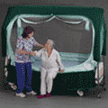 G3008SCBPSY-Green Bed Canopy Cover