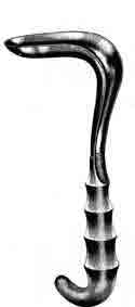 Hurd Tonsil Dissector and Pillar Retractors, Serrated Edge, 8-3/4in