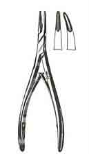 018-024FSI-Eye Dressing Forceps, Half Curved, Extra Fine, Serrated, 4 in