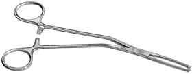 McGivney Hemorrhoidal Grasping Forceps, Angled Shanks 7-1/2in