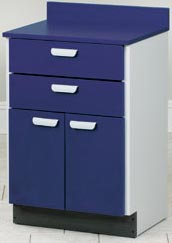 Free Standing Double Drawers Treatment Cabinet
