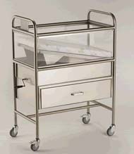 Stainless Steel Millennium Bassinet w/ Plexi Panel