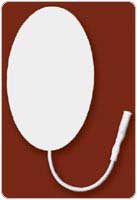 ValuTrode White Foam Top Electrodes - 1.5 in. x 2.5 in. oval
