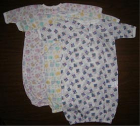 Infant Gowns Assorted Colors