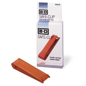 B-D Safe-Clip Insulin Syringe Needle Clipper